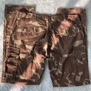 Rocawear Brown Camouflage Straight Fit Pants 36x34